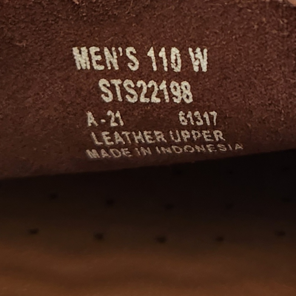 SPERRY Original Plushwave Boat Shoe Size 11 W Brown - Picture 9 of 16